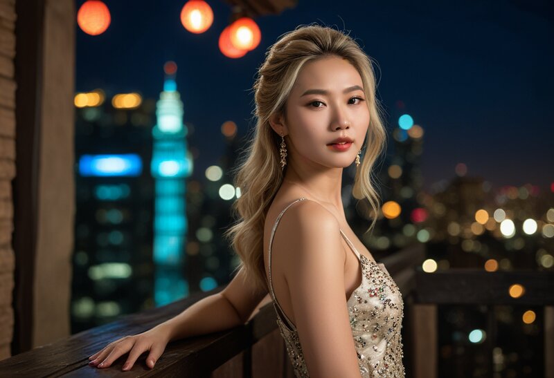 月光下的夜